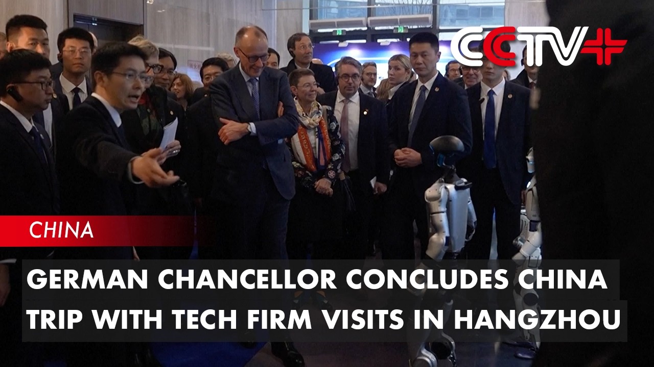 German Chancellor Concludes China Trip with Tech Firm Visits in Hangzhou