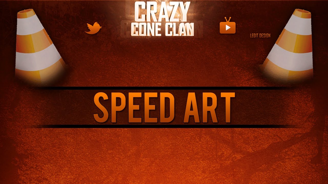 Partner Background Speed Art - Crazy Cone Clan