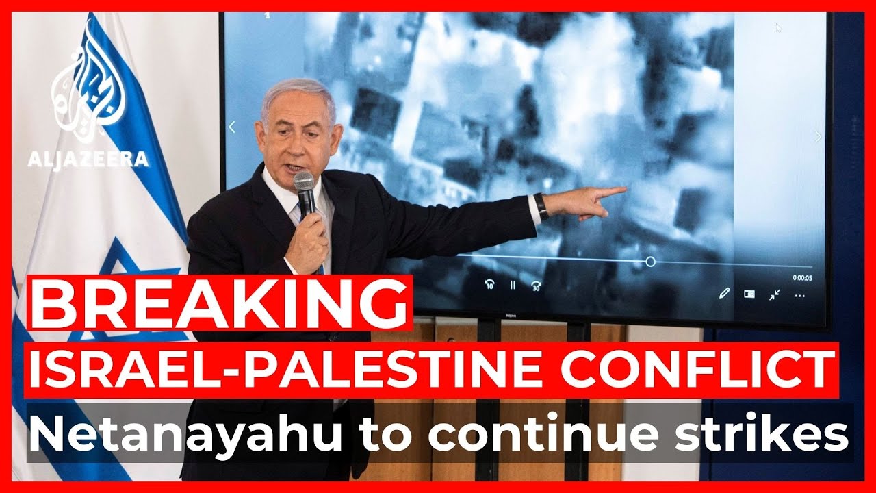 Netanyahu &lsquo;determined&rsquo; to continue Gaza bombardment