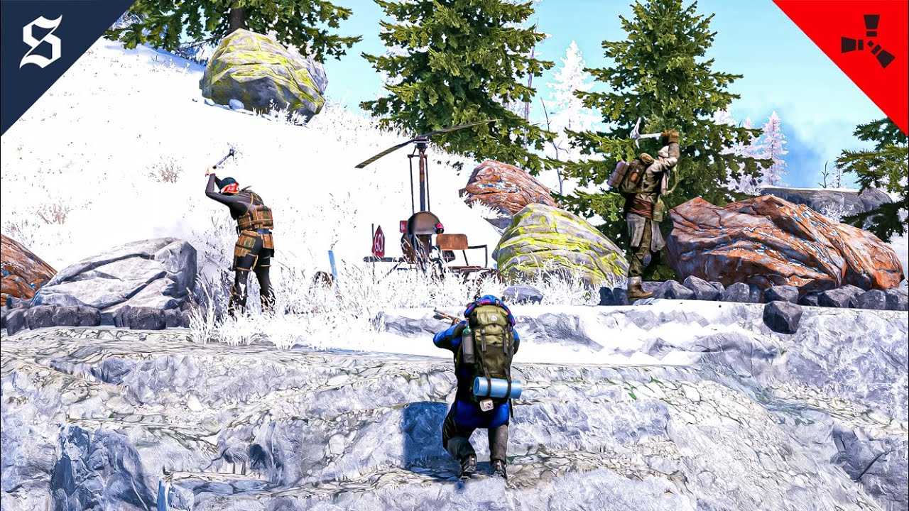 Stealing a MINICOPTER with some Juicy Loot 🧃 - RUST SOLO #4 S126