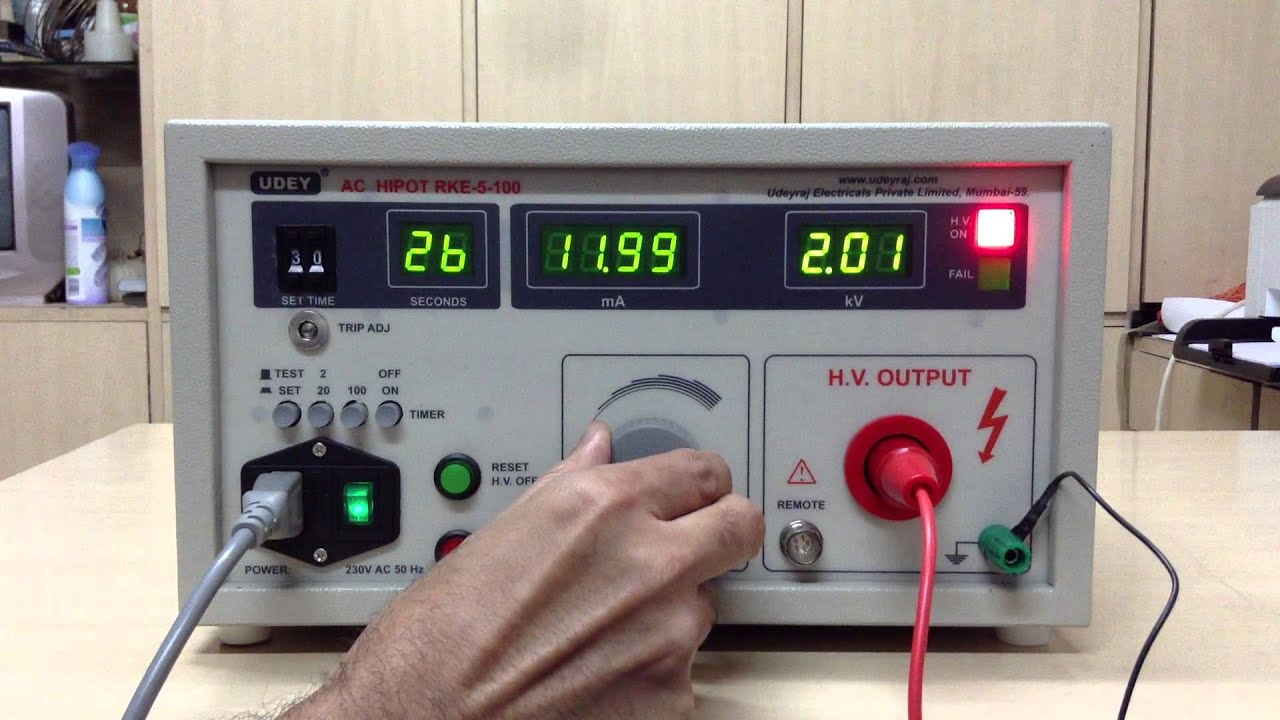 5 kV AC Hipot tester