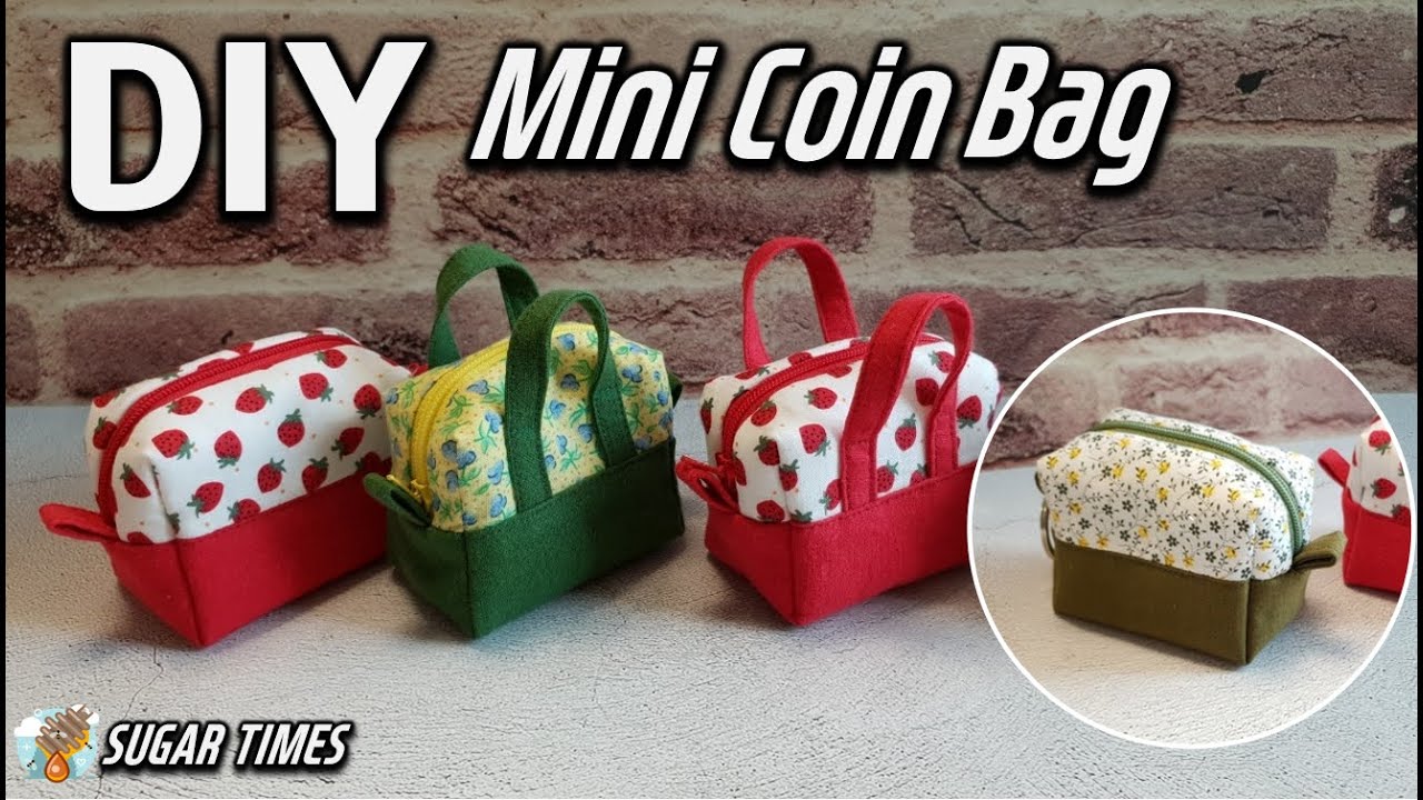DIY Симпатичный кошелек для монет 🧡 | Простой мини-пакет [сахар раз]