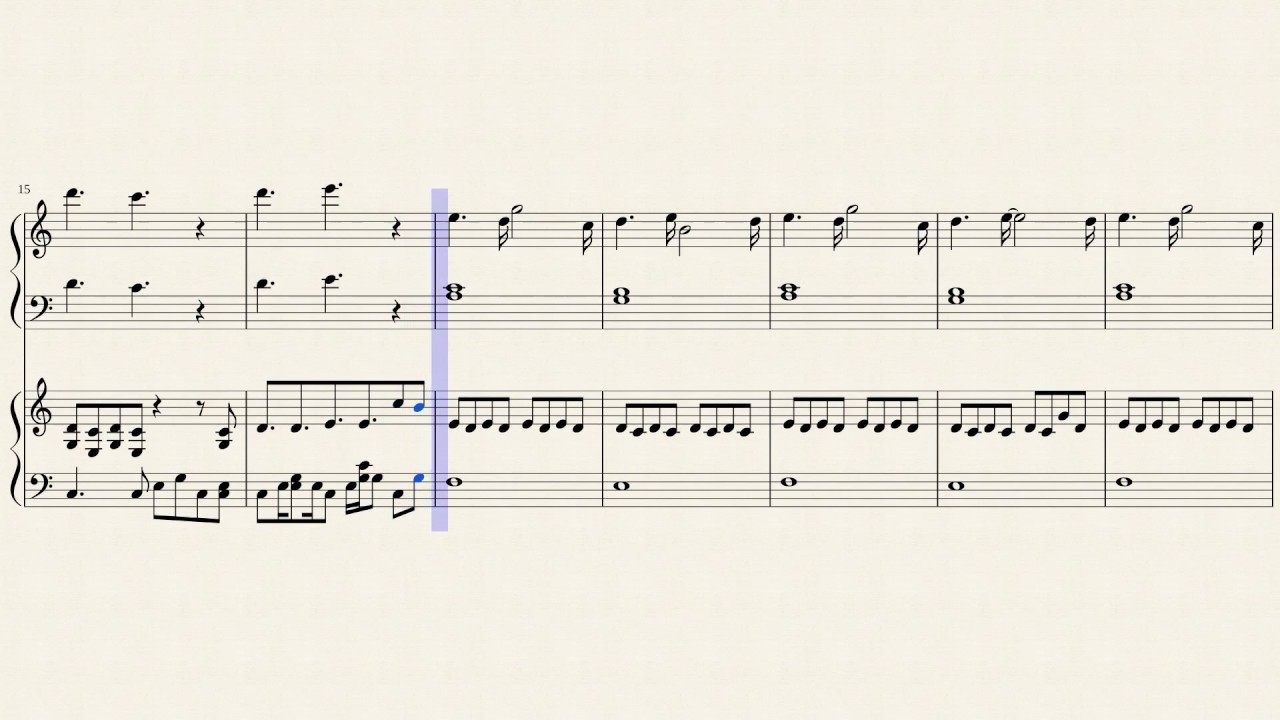 After Hours - Professor Layton vs Phoenix Wright: Ace Attorney - Two Pianos sheet music