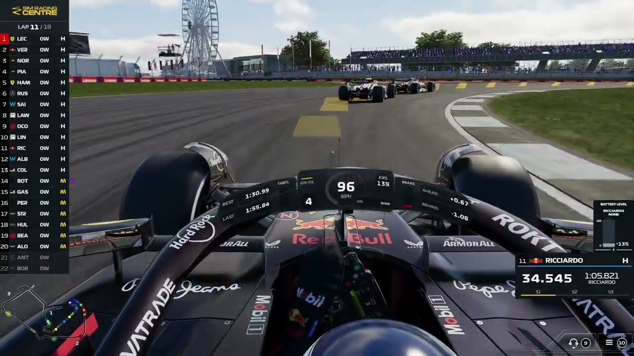 F1 26 Mods w Realistic V10 - Cadillac's Valtteri Bottas y Checo Pérez Grid Gameplay