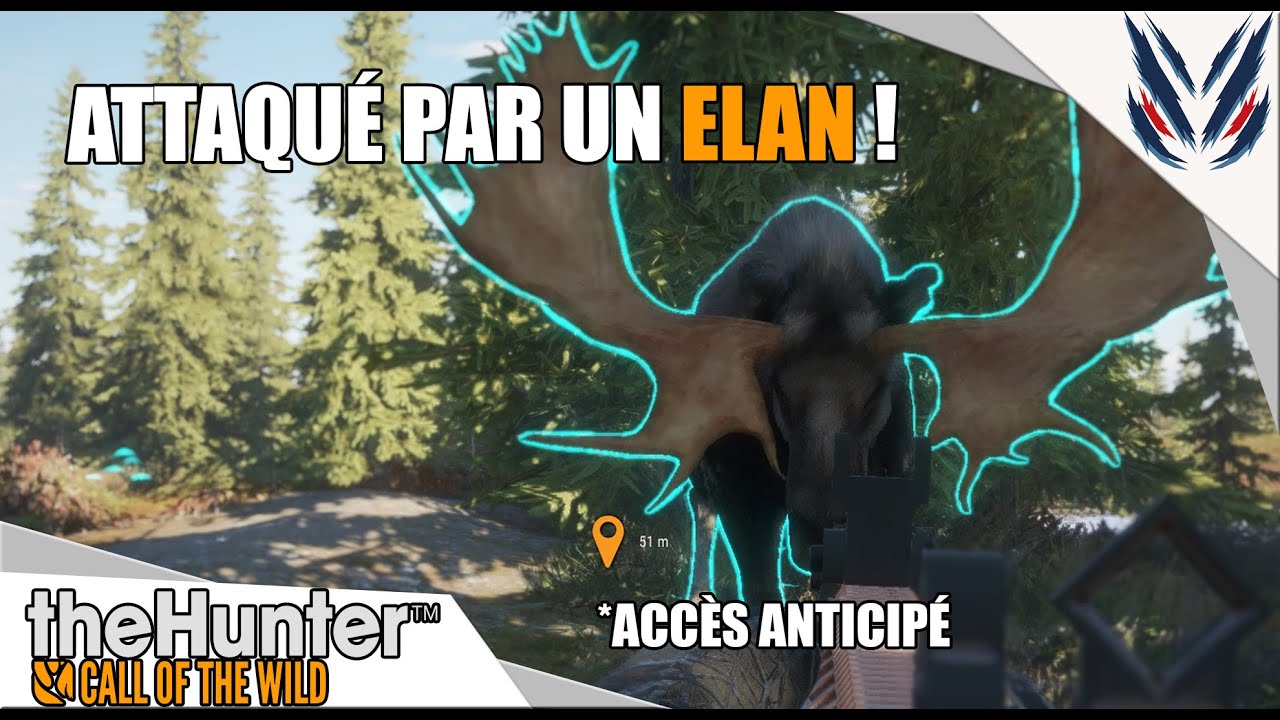 THE HUNTER COTW : ATTAQUÉ PAR UN ELAN ! Gameplay sur New England Mountain