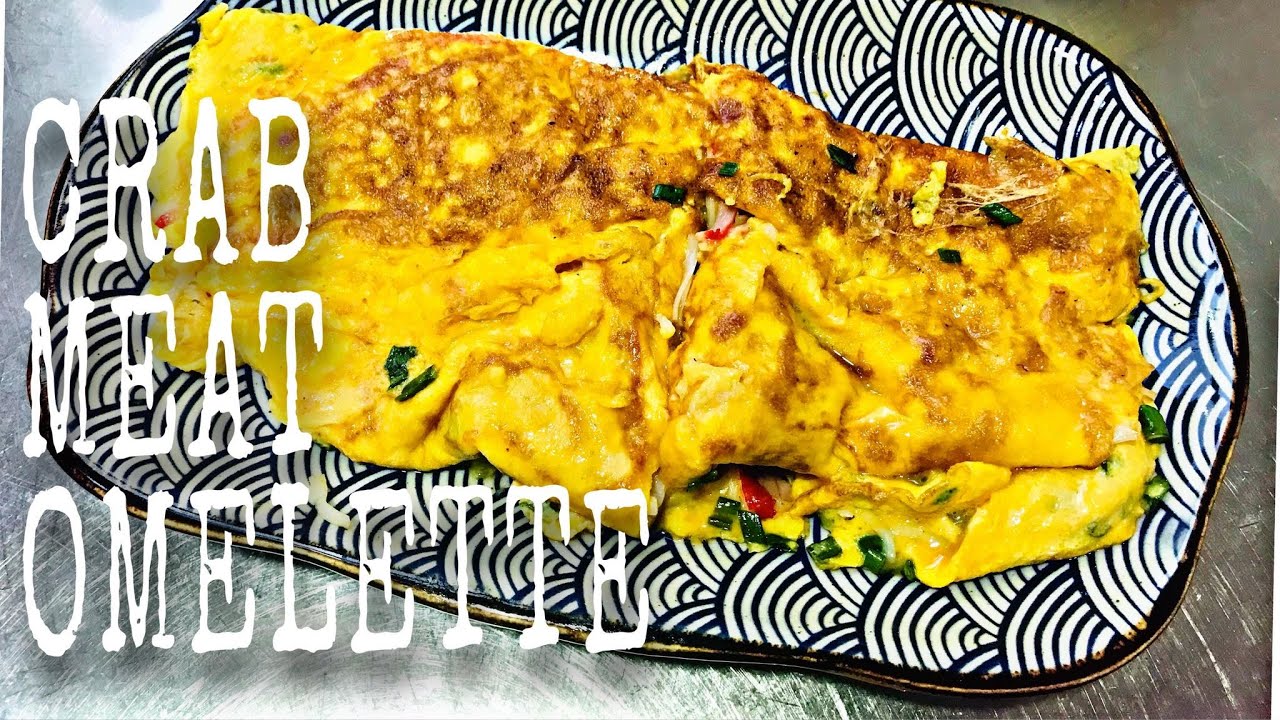 Home made crab meat omelette||super quick and easy recipe