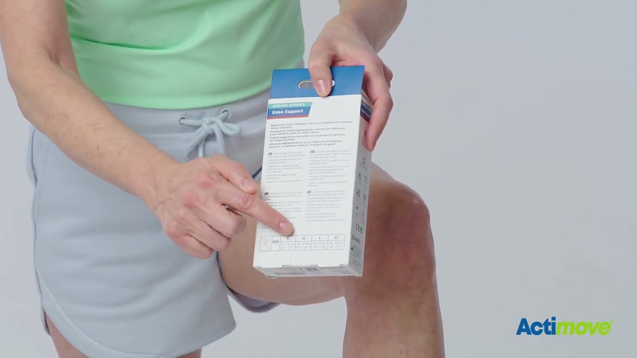 How To Apply | Actimove Everyday Supports Knee Support Closed Patella