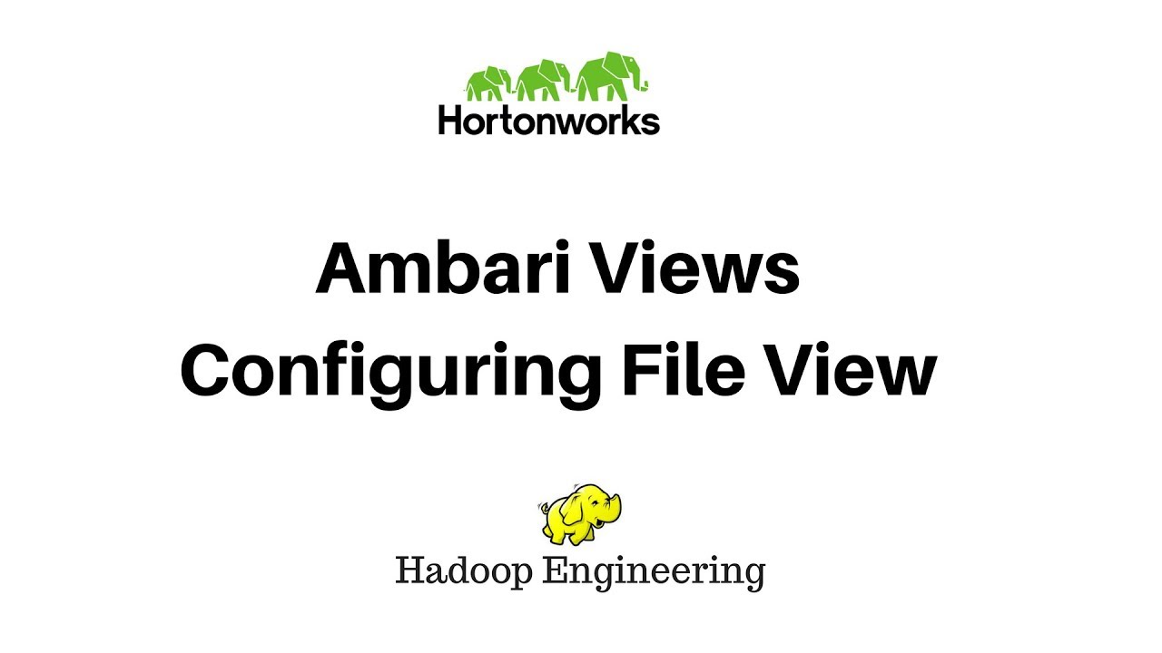 Ambari File View - Accessing HDFS using Ambari View