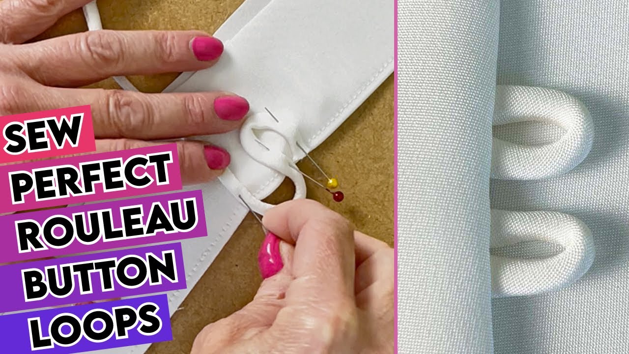 Make perfect rouleau loops - this easy tutorial shows you 2 ways...