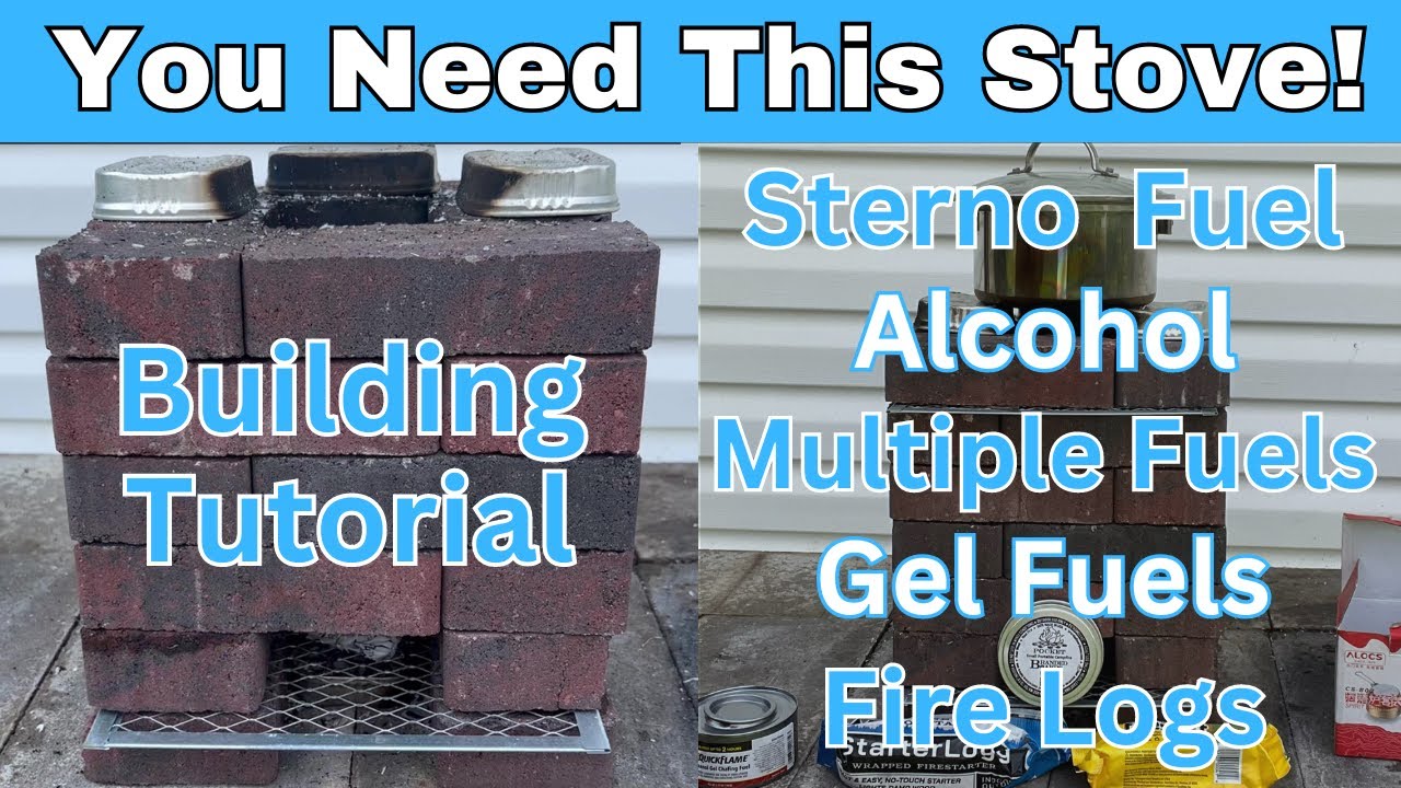 Rocket Stove Tutorial: Easy To Build And Multi-Fuels