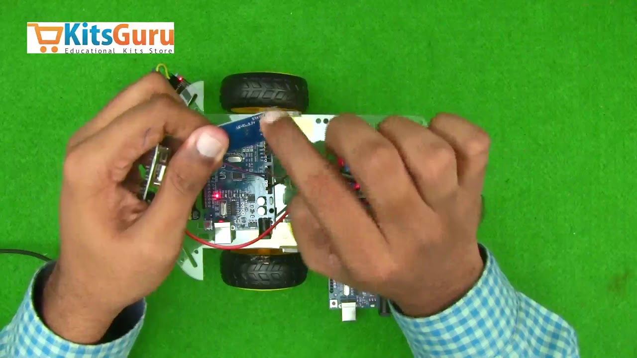 Bluetooth/Smartphone controlled robot by KitsGuru.com | LGMK002C (HINDI)