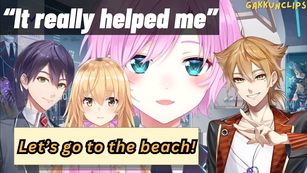 [ENG SUB] How Happy Trigger went to the beach together (Nijisanji Yuhi Riri)