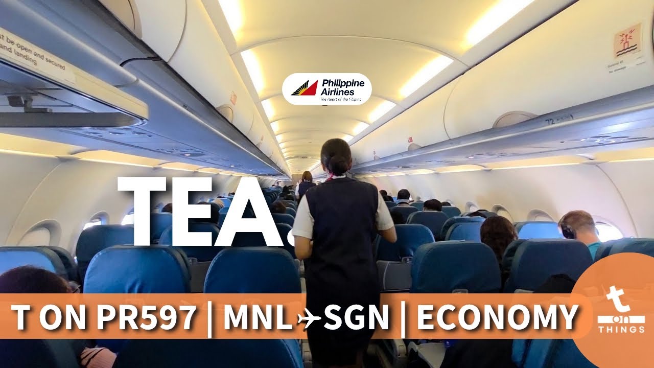 Летите эконом-классом Philippine Airlines? СМОТРИТЕ В ПЕРВУЮ ОЧЕРЕДЬ! | T On PR592 SGN-MNL
