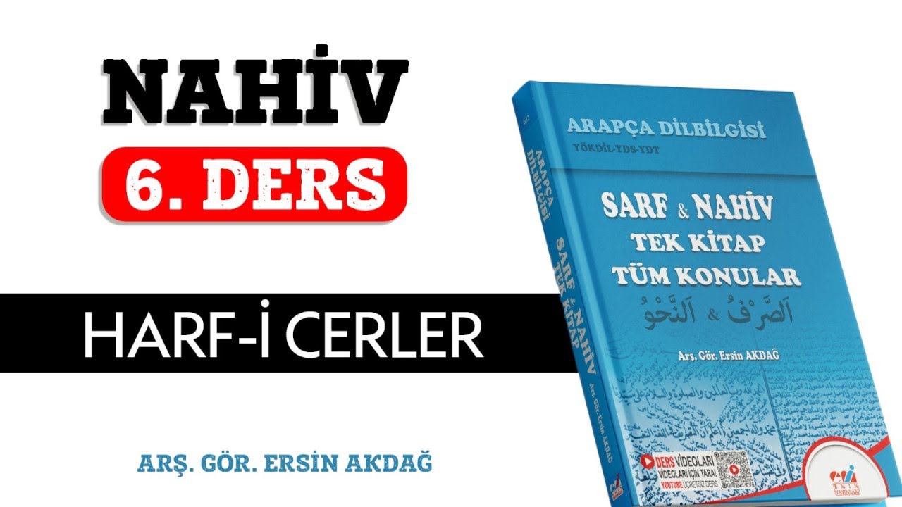 6. Ders | Nahiv | Harf-i Cerler