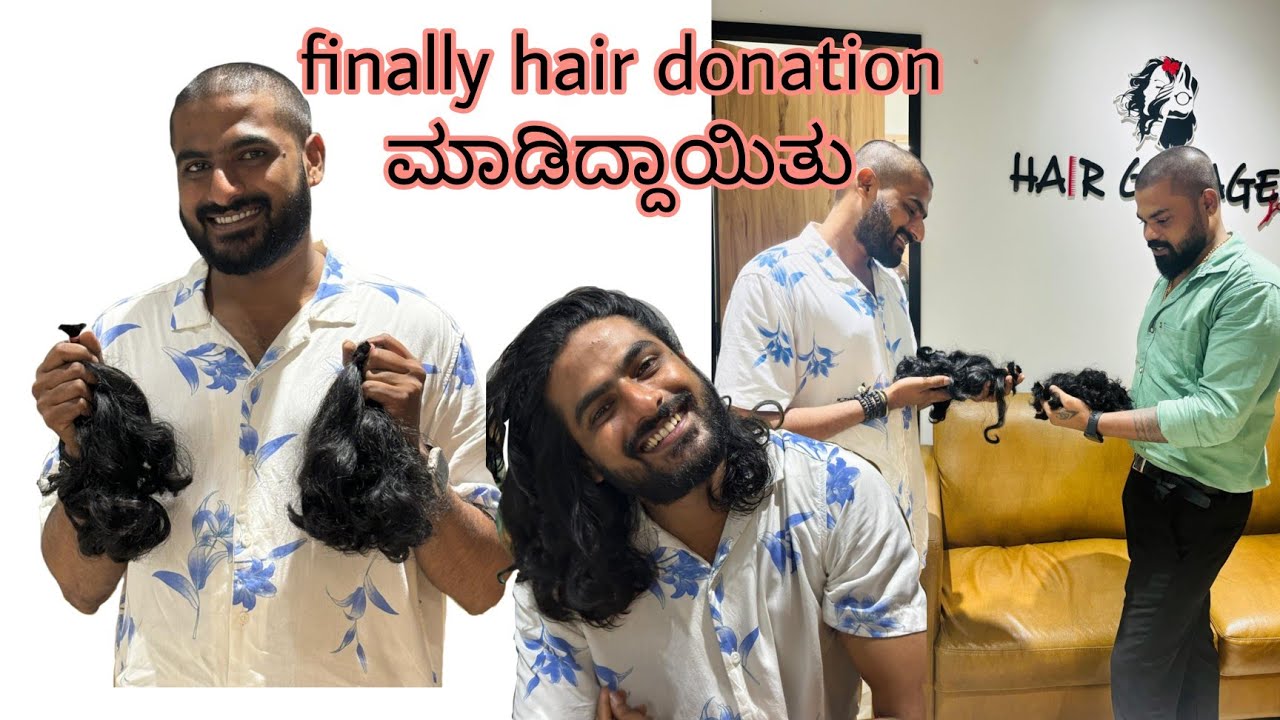 ಅಂತೂ,,😍 ಒಂದುವರೆ ವರ್ಷ ಬೇಕಾಯಿತು donate ಮಾಡಲು| yuvashakthi sevapatha| Bhai Jaan |#hairdonate