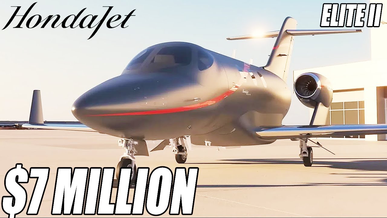 Внутри HondaJet Elite II стоимостью 7 миллионов долларов