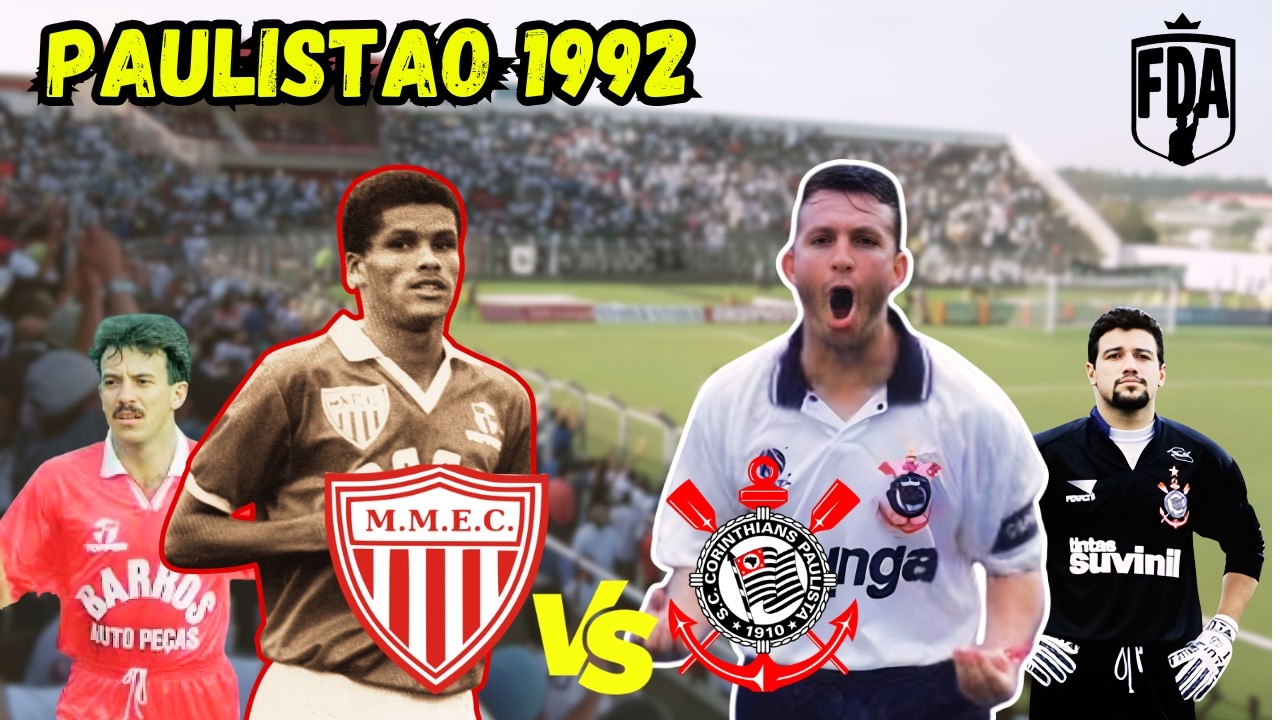 Mogi Mirim X Corinthians (1992) 🔥Quando Rivaldo enfrentou Neto 😱
