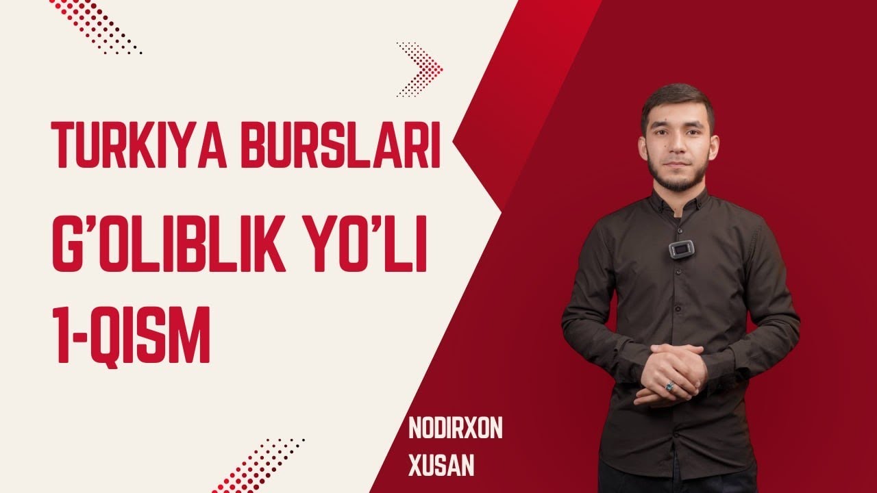 100% Grand | Turkiya Burslari | Birinchi qism | Turkiya Burslarini yutish yo’li