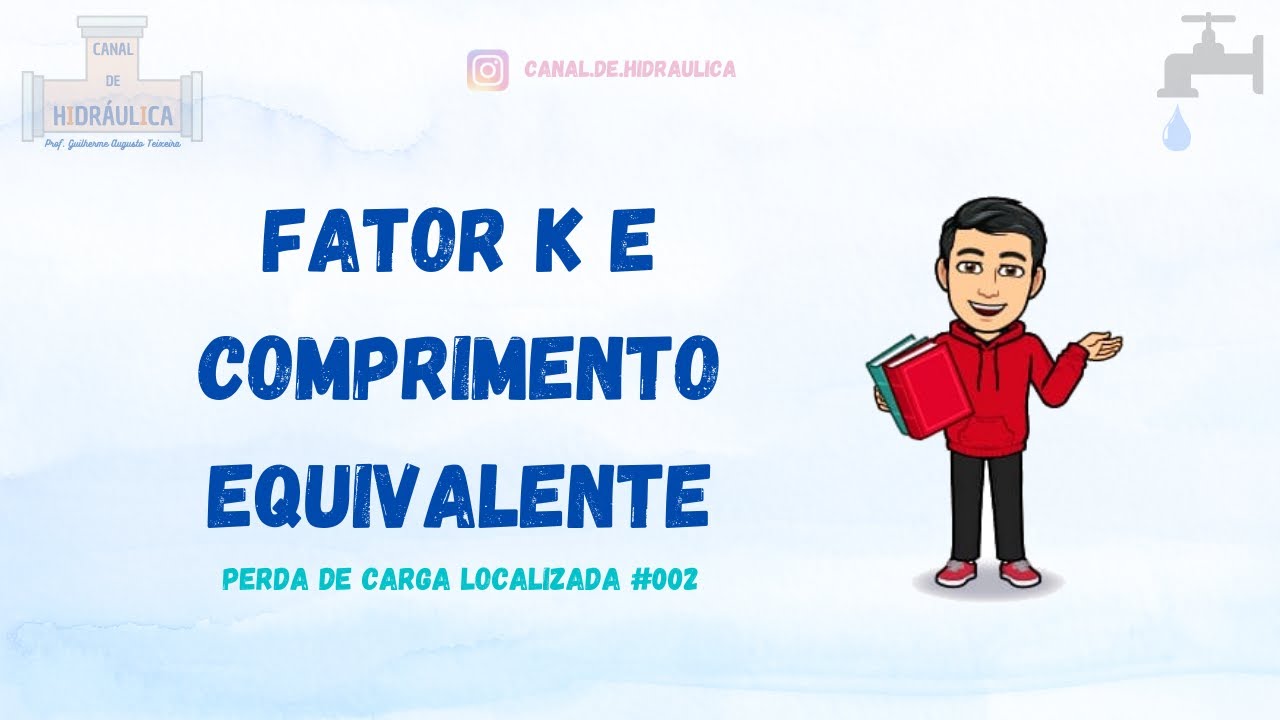Fator K e Comprimento Equivalente &ndash; Perda de Carga Localizada #002