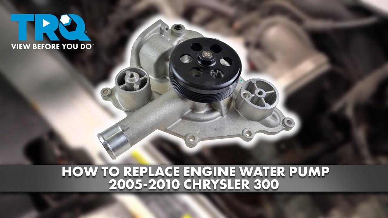 How to Replace Water Pump 2005-2010 Chrysler 300