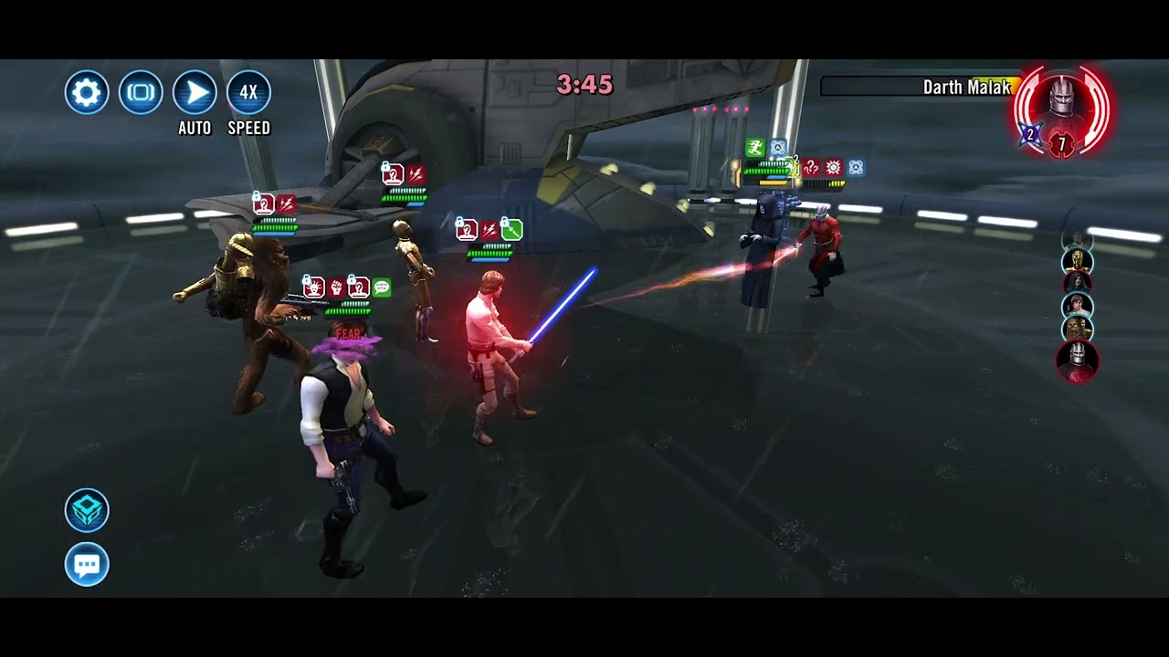 SWGOH- Territory War (CLS vs SEE with bounty hunters clean up.) #starwars #swgoh