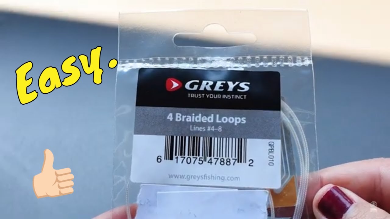 How to attach braided loop to a fly line