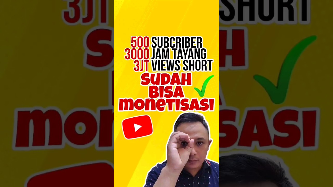 500 Subscriber Sudah Bisa Monet, Syarat Terbaru Monetisasi 2023, Lebih Gampang