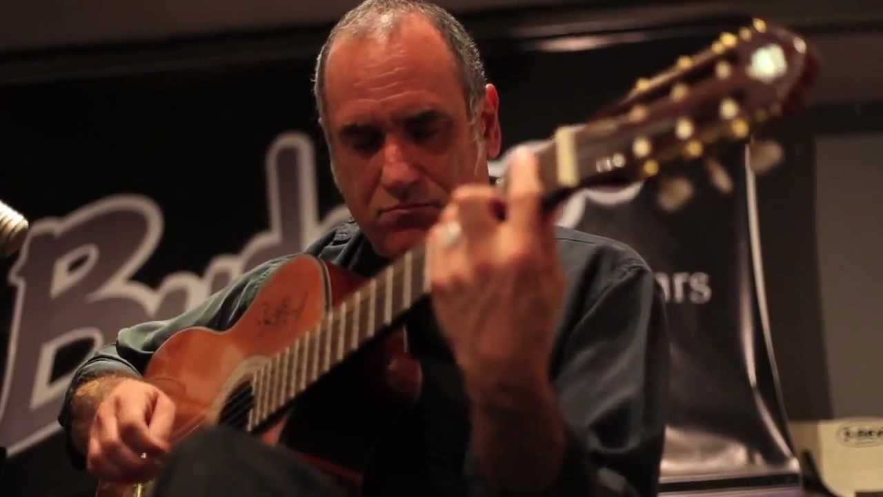 David Broza and his Budagov Masada classical guitar