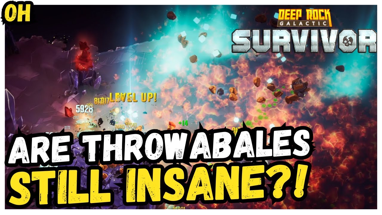 Are Throwables Still INSANE?!! Deep Rock Galactic Survivor!
