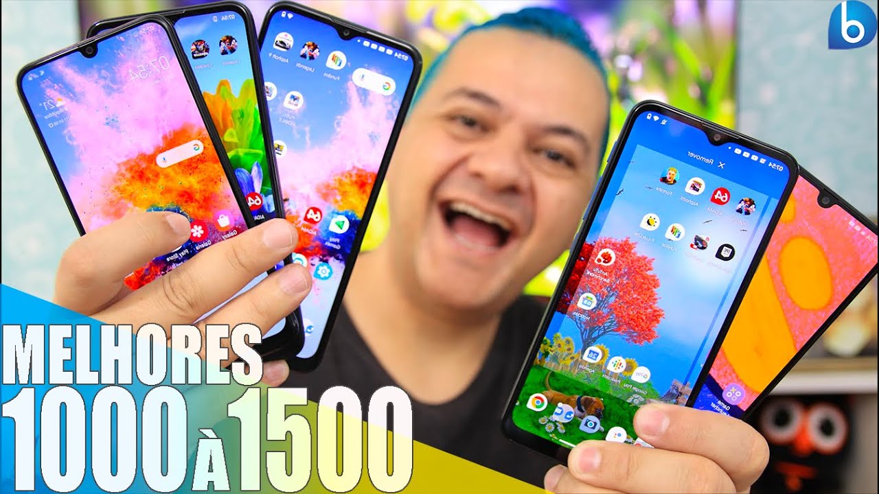 MELHORES SMARTPHONES entre 1000 e 1500 reais pra comprar até o NATAL DE 2020!