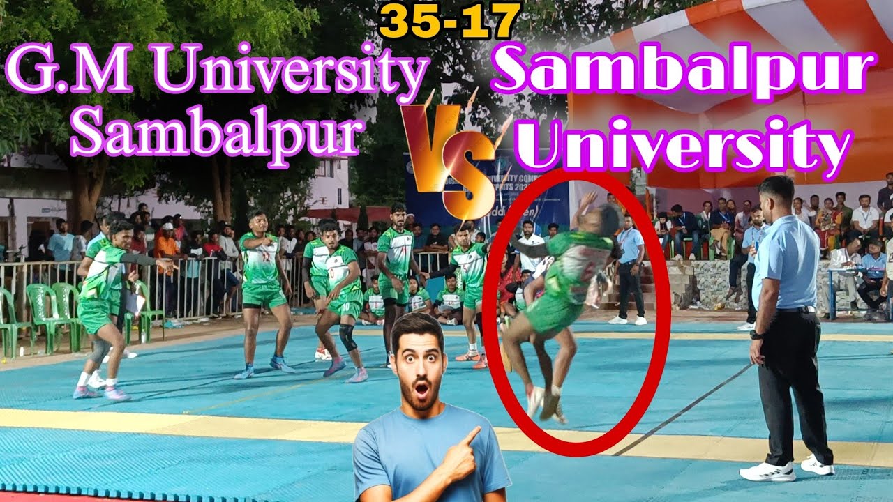 3rd Odisha inter University kobadi match //Gm University sambalpur 🆚 Sambalpur University//OIUC
