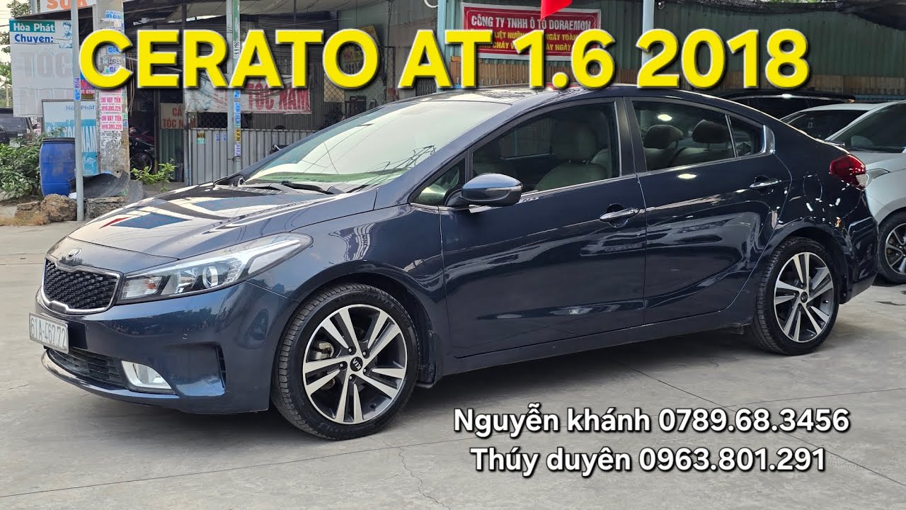 KIA CERATO 2018 – 1.6 AT | XE GIA ĐÌNH 1 CHỦXe gia đình sử dụng, 1 chủ – nhiều công nghệ