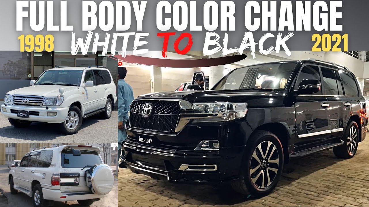 White to Black Full Body Facelift Conversion to 2021 Walt Style | Autolevels