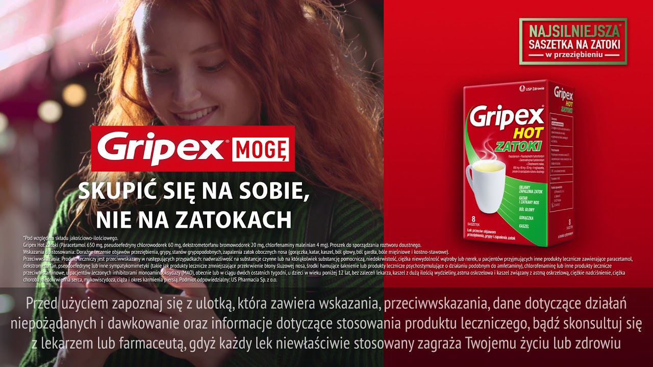 Gripex Mogę skupić się na sobie, a nie na zatokach
