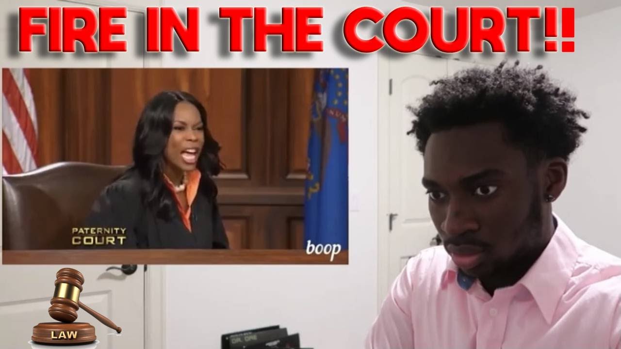 WOMAN SPITS AT A JUDGE!! PATERNITY COURT (REACTION)