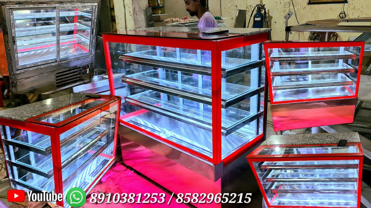 New Sweet Display Counter misti Showcase Bakery Counter Manufacturers Kolkata 8910381253/8582965215