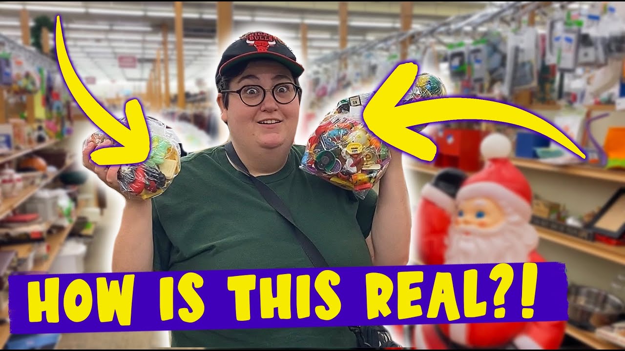 This THRIFTING FIND Had Us SHAKING! Vintage Halloween DREAM Find! Finding Christmas Blow Molds!