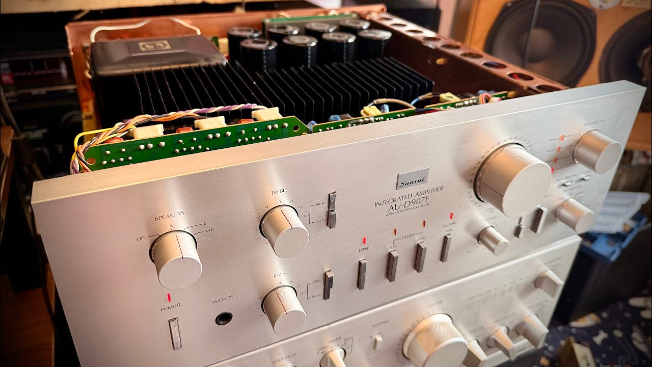 Sansui au-d907f (220100065) Профилактика. Часть 2