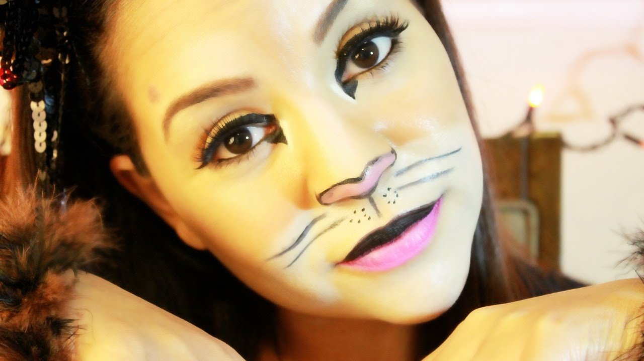 Easy Lion Halloween Makeup  tutorial !