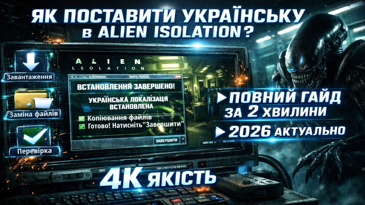 Як поставити українську в Alien Isolation? Повний гайд за 2 хвилини