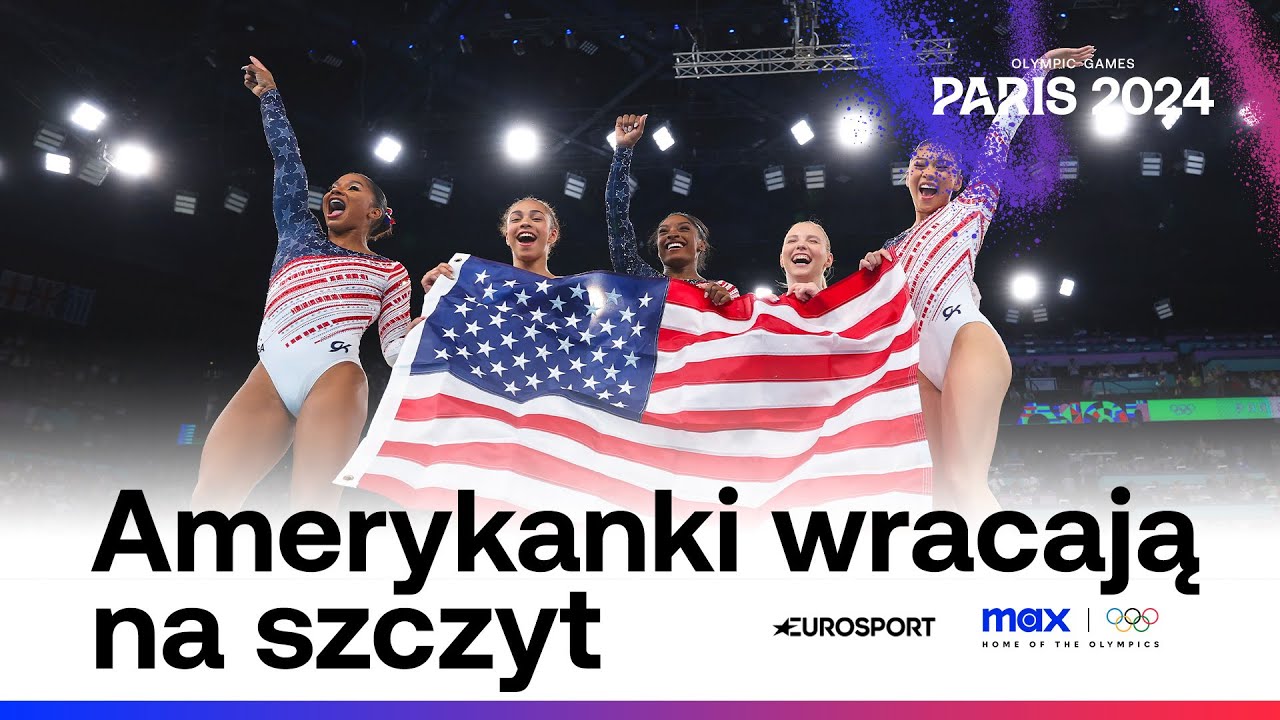 Simone Biles z PIĄTYM ZŁOTEM olimpijskim! 🥇🤸&zwj;♀️ | Wielob&oacute;j drużynowy | Gimnastyka | #Paris2024