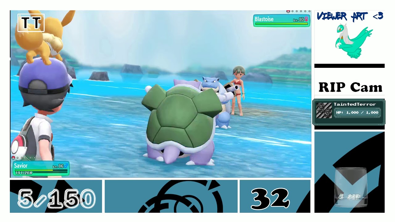 Shiny Trainer vs Master Trainer - Blastoise (Master 1)