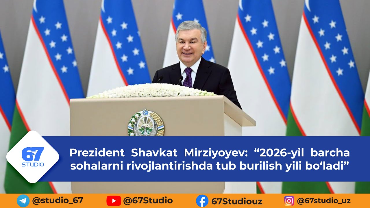Prezident Shavkat Mirziyoyevning Oliy Majlisga va O‘zbekiston xalqiga Murojaatnomasi