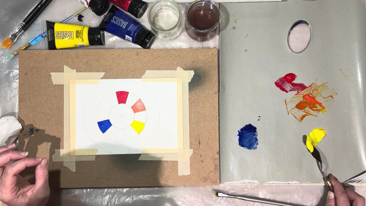 Color Wheel Painting 