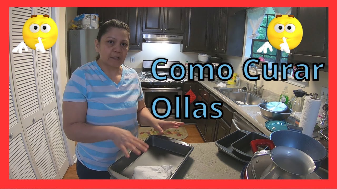 #1 Como Curar Sartenes, Moldes  y Ollas Forma Facil y Rapida