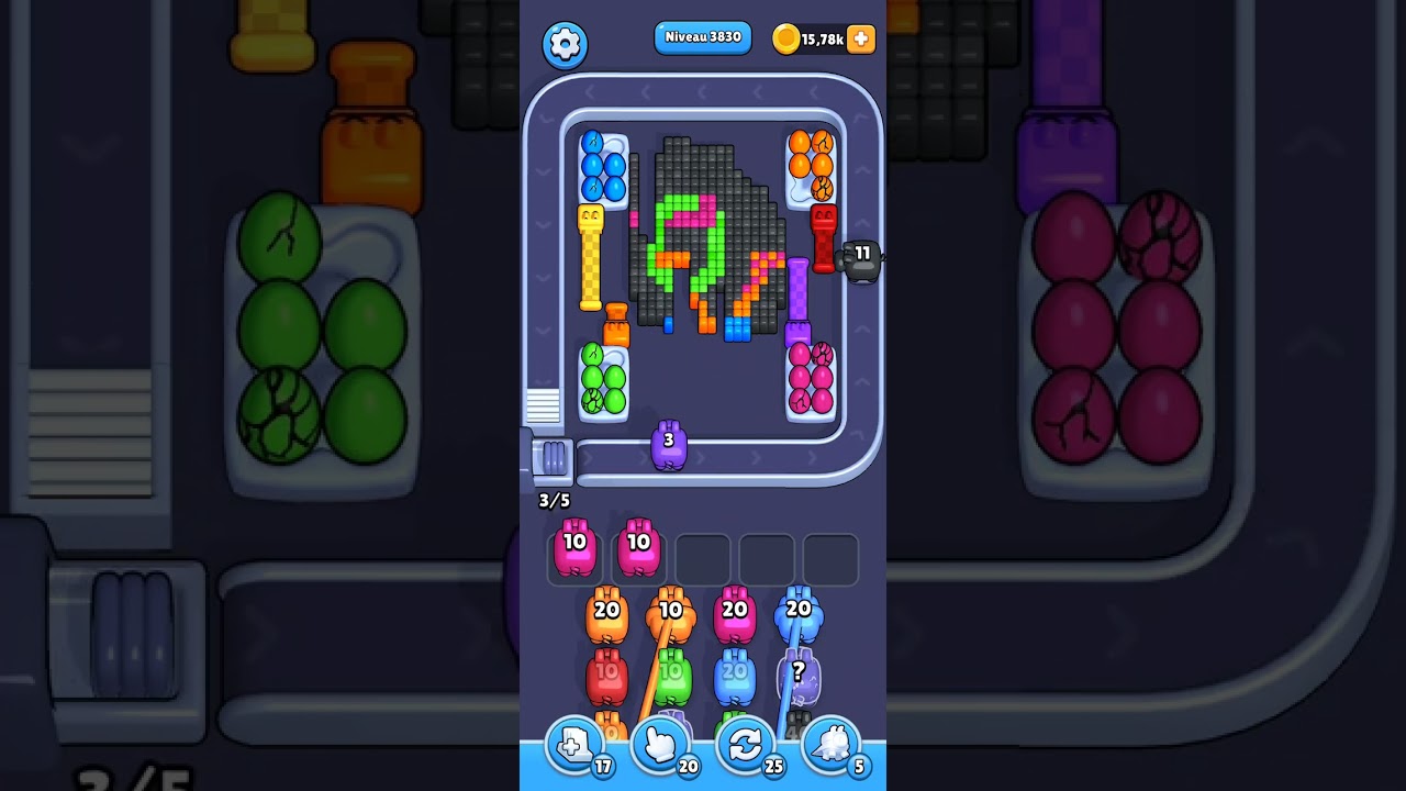 Pixel Flow Level 3830 - The one with the LOVE message 