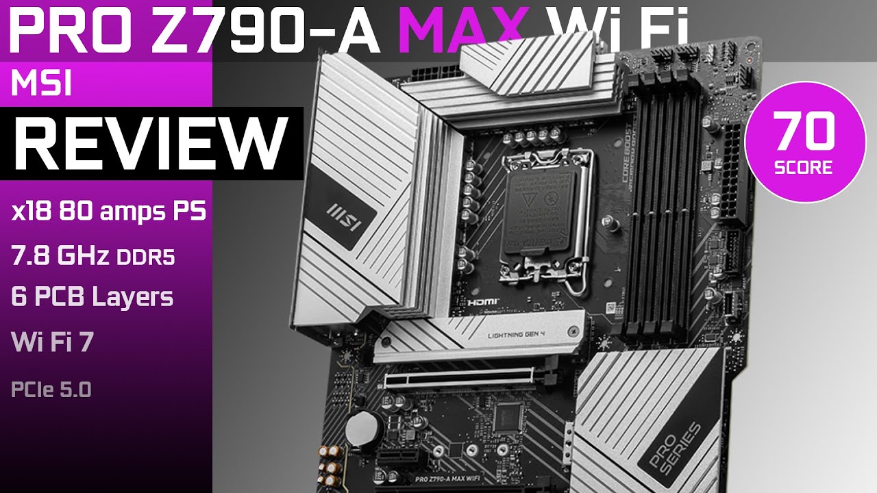 MSI PRO Z790-A MAX WiFi: когда всё идёт ПРАВИЛЬНО!