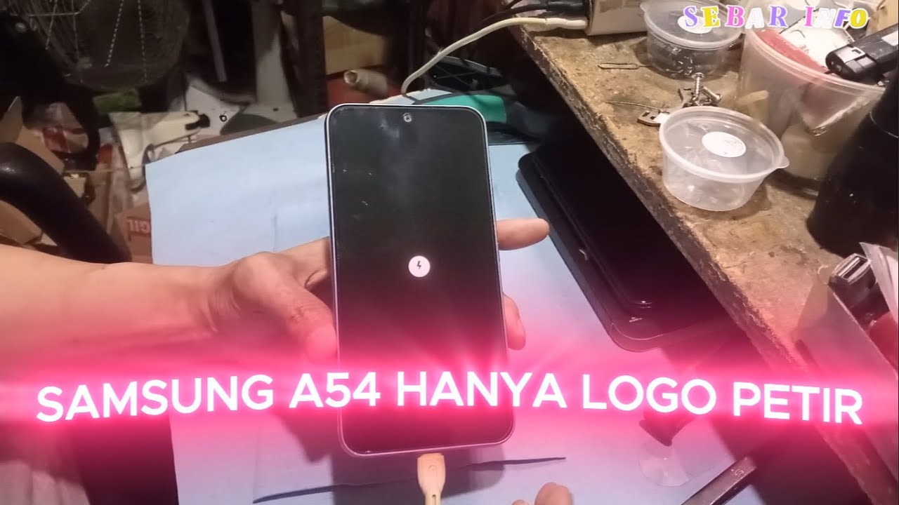 Samsung A54 logo petir