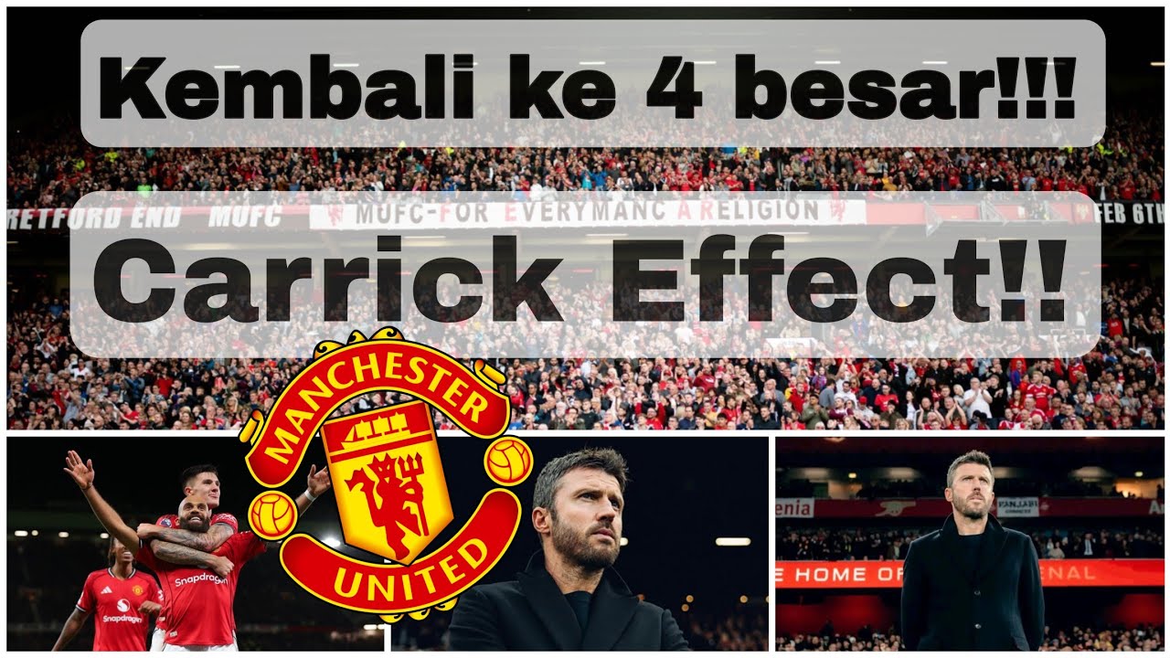 CARRICK EFFECT: Di Balik 4 Kemenangan Beruntun Manchester United