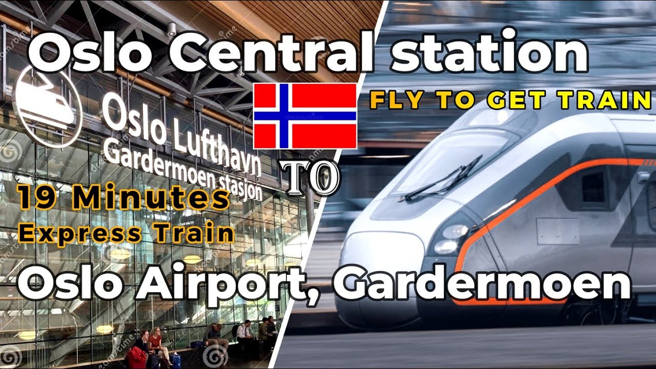 Oslo central to Oslo Gardermoen airport train